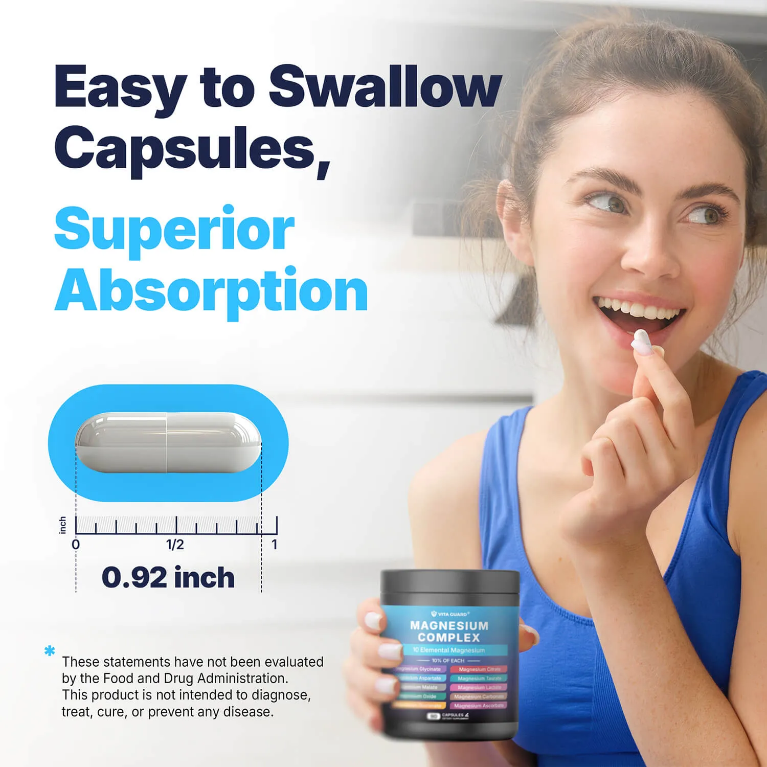 Magnesium Complex 1480mg — 10-in-1 Capsules — view 6