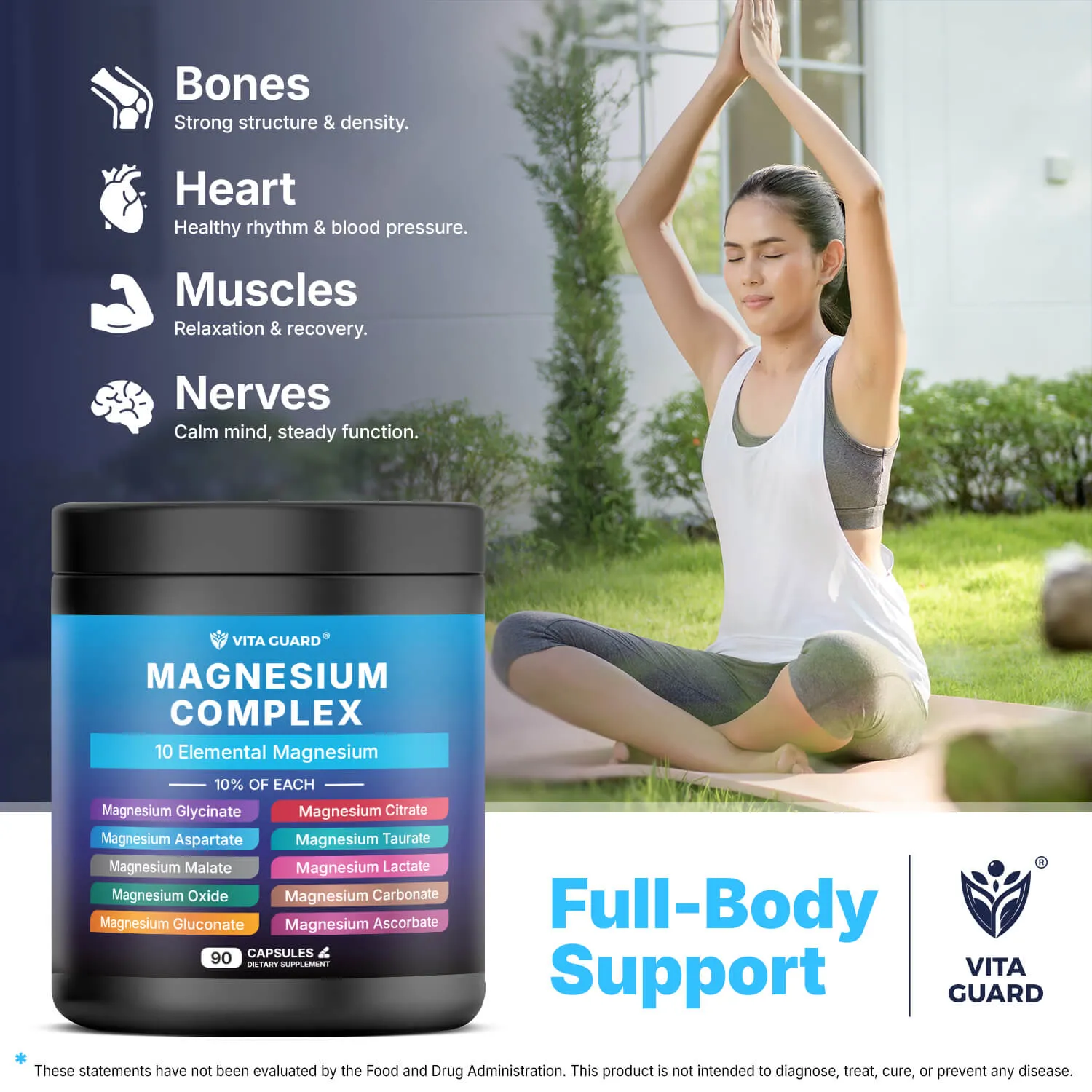 Magnesium Complex 1480mg — 10-in-1 Capsules — view 8