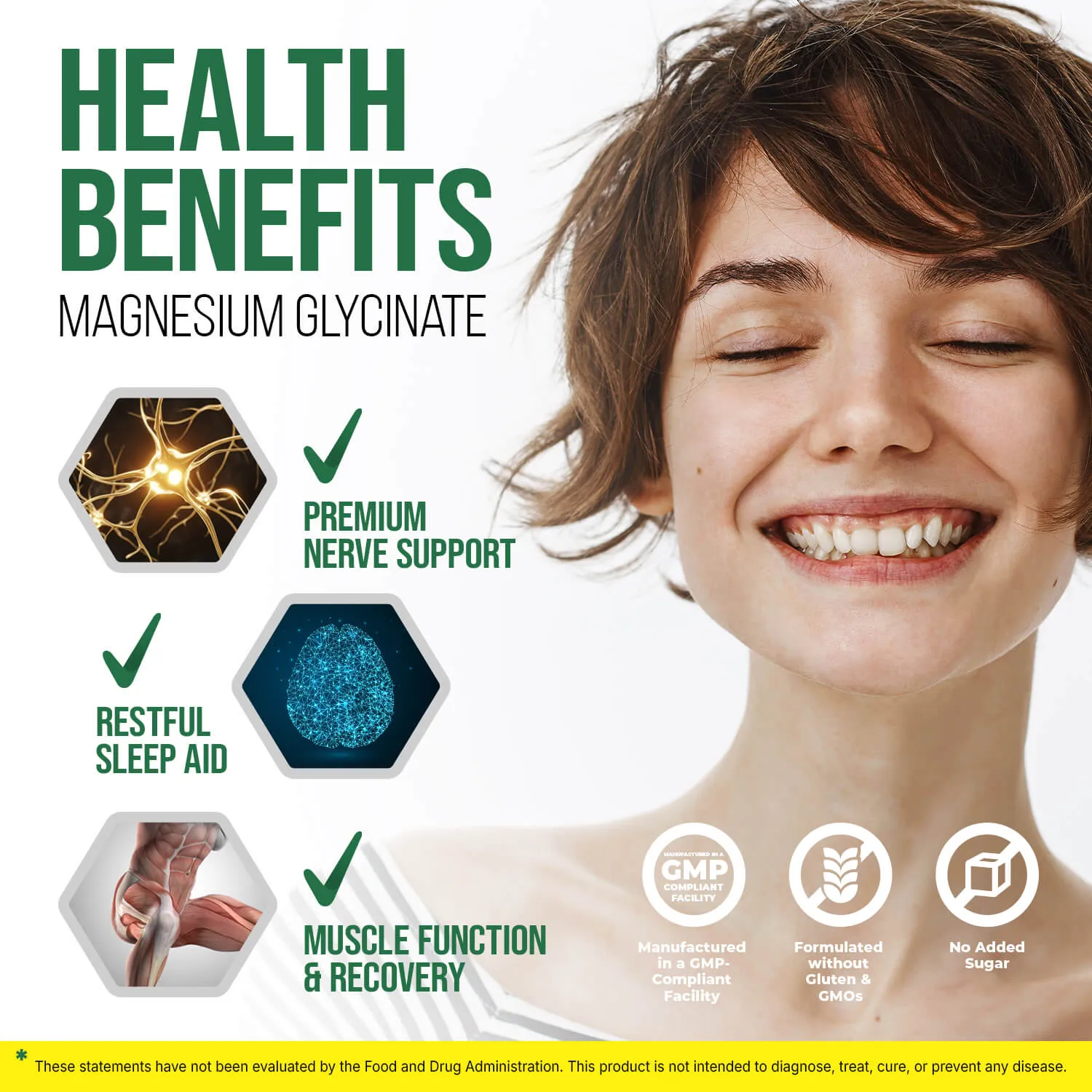 Magnesium Glycinate 500mg Liquid Drops — Lemon — view 7