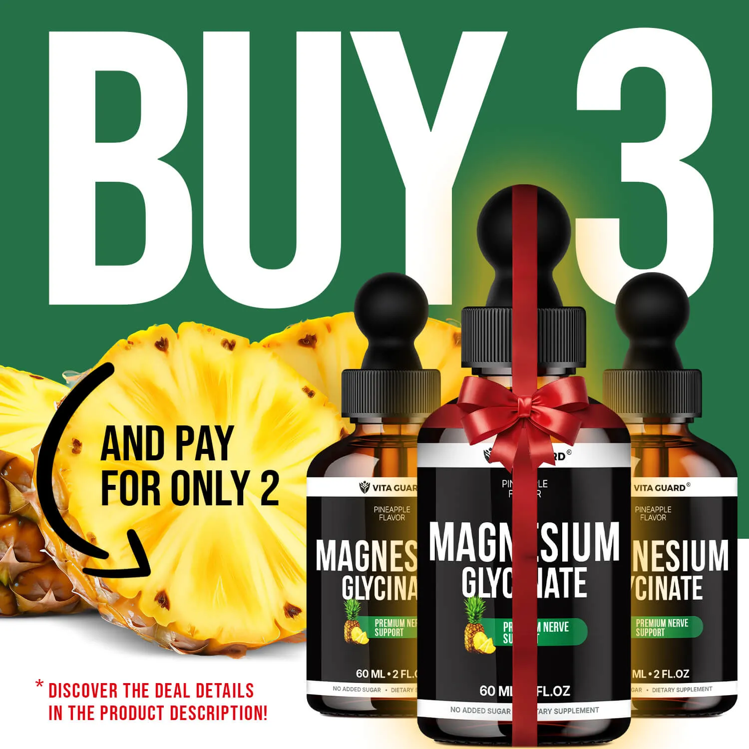 Magnesium Glycinate 500mg Liquid Drops — view 3