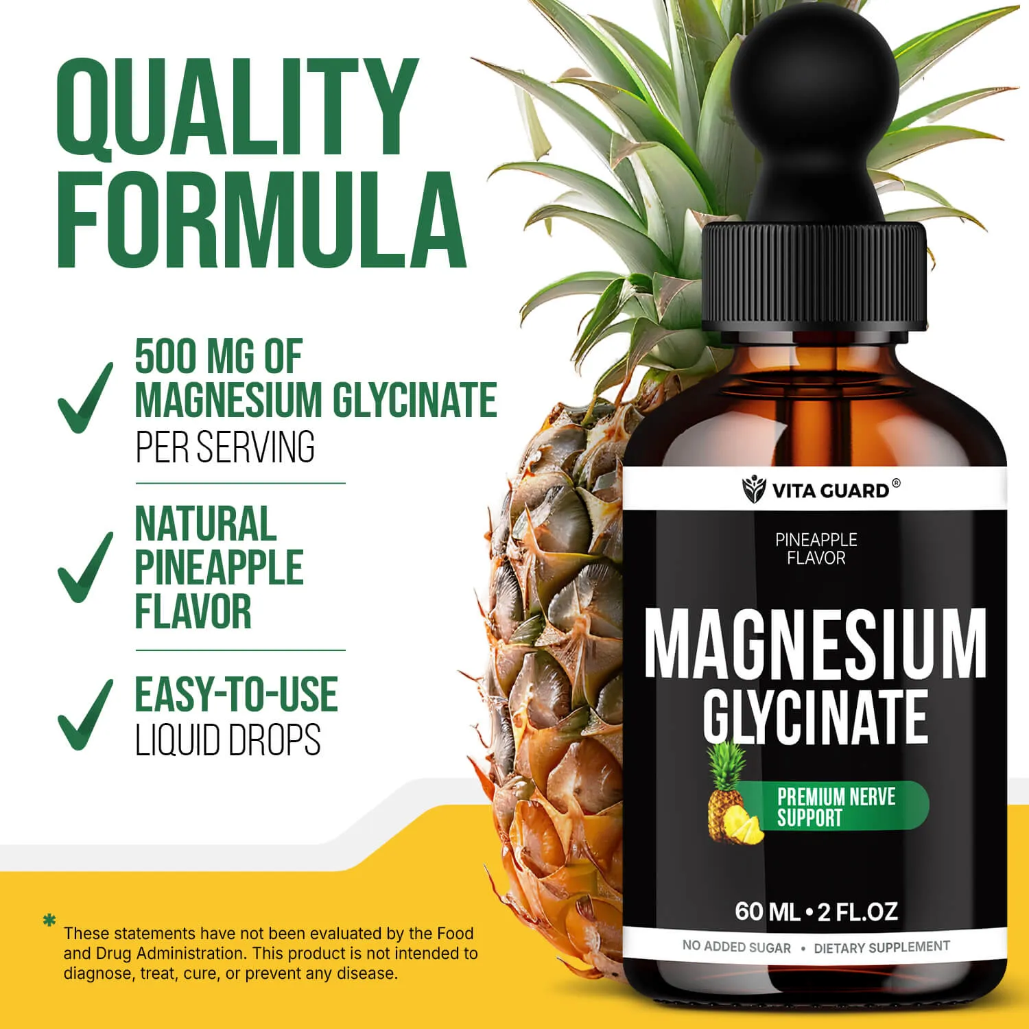 Magnesium Glycinate 500mg Liquid Drops — view 5