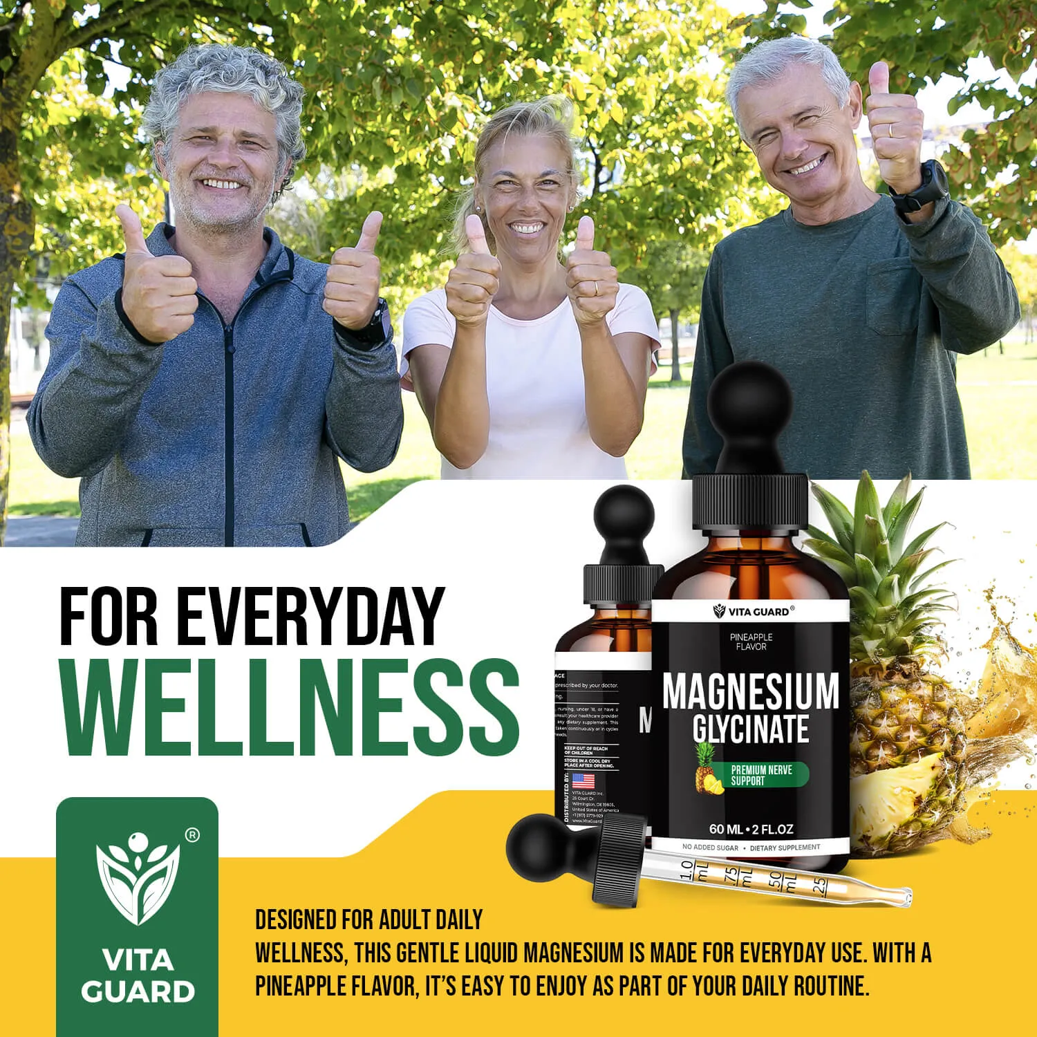 Magnesium Glycinate 500mg Liquid Drops — view 9