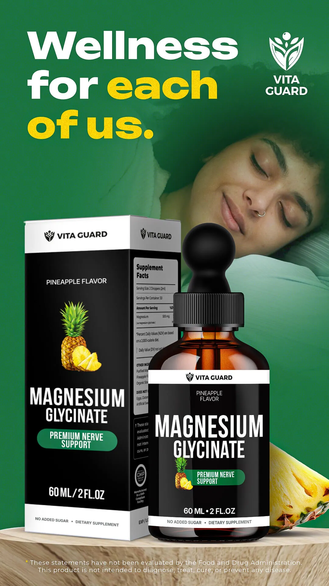 Magnesium Glycinate 500mg Liquid Drops — video preview 10