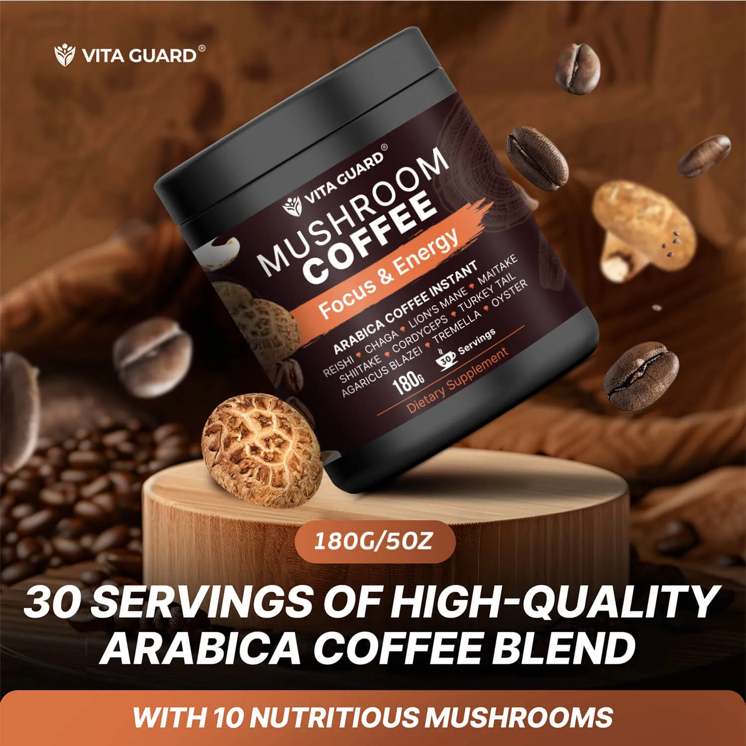 10-in-1 Mushroom Coffee Instant Blend — view 8