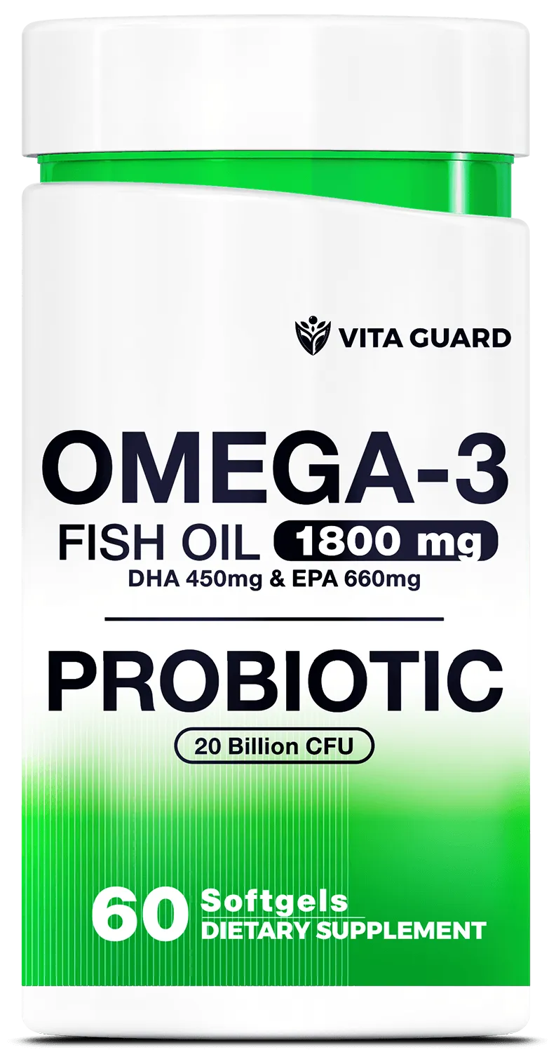 Vita Guard Omega-3 + Probiotics softgels