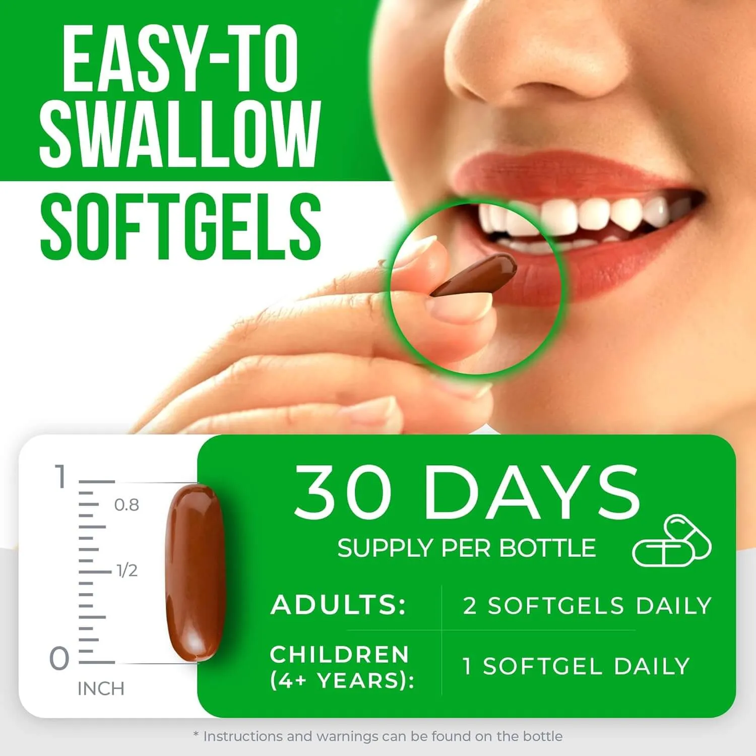 Omega-3 1800mg + Probiotics 20 Billion CFU Softgels — Lemon — view 5